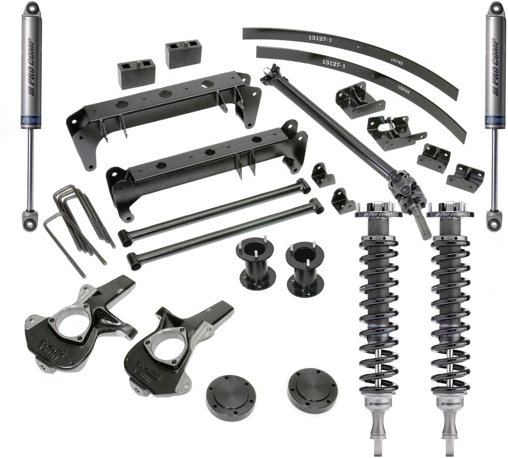 Pro Comp 6 Suspension Lift Kit with PRO-VST Front Coilovers and PRO-VS
