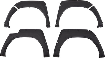 Smittybilt 17291-GBA M1 Color Fender Flares Black 2016-2018 Chevy 1500 with 5.8' Bed, Clear
