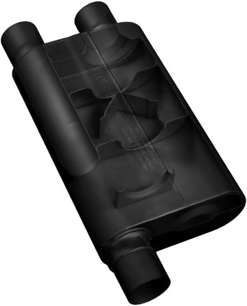 Flowmaster 42583 80 Series Muffler - 2.50 Offset IN / 2.50 Dual OUT - Aggressive Sound