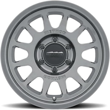 Method Race Wheels 703 Titanium Wheel with Gloss (17 x 8.5 inches /6 x 5 mm, 35 mm Offset)