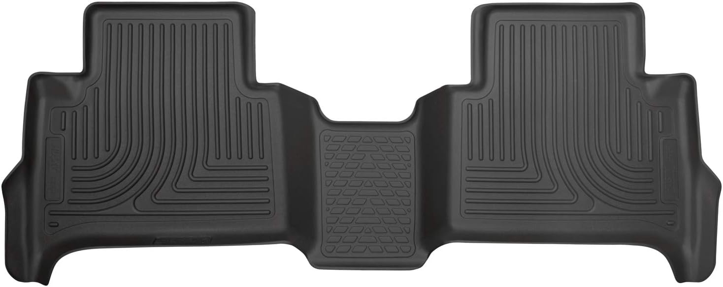Husky Liners 19111 Black 2nd Seat Floor Liner Fits 15-19 Colorado/Canyon Crew Cab Weatherbeater 2nd Seat Floor Mat Crew Cab