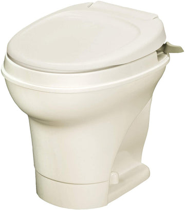 Thetford Aqua Magic V RV Toilet Hand Flush, High, Parchment - 31668 12.625 x 15.125 x 17.5