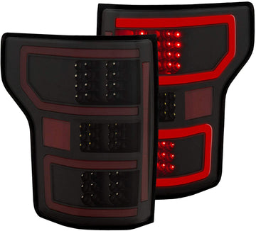 Anzo USA 321338 Tail Light Assembly LED Clear Lens Black Housing Red/White Light Color Pair Tail Light Assembly