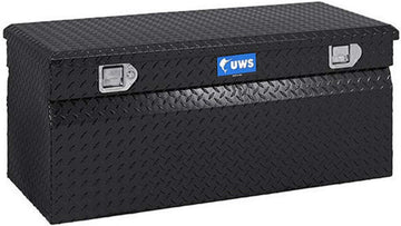 UWS TBC-48-BLK Black Chest Box with Beveled Insulated Lid Original Packaging