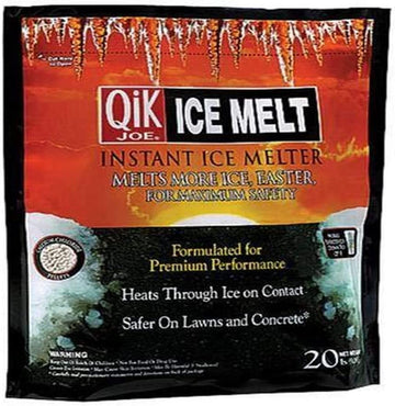 Milazzo Industries 765784 Qik Joe Ice Melt Pellets, 20-Pound