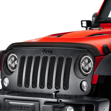 Rugged Ridge 11350.02 Smoked Bug Deflector for Jeep Wrangler (JK) 2007-2011