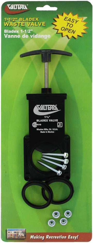 Valterra T1001VP Bladex Waste Valve with Plastic Handle - 1-1/2" Quantity 1