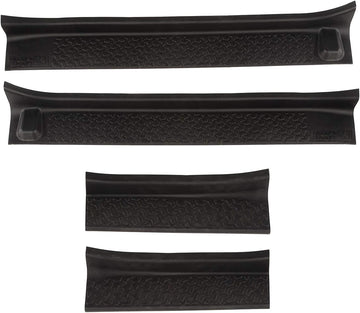 Rugged Ridge 11216.32 All Terrain Entry Guard Kit; 18-Current Jeep Wrangler / 20-Current Gladiator JT, Black 4 Door JLU