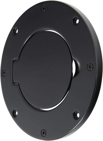 Smittybilt Gas Hatch (Black Aluminum) - 75006