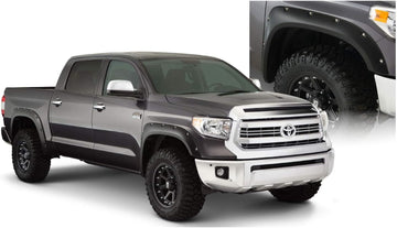 Bushwacker 30918-02 Pocket Style Black Fender Flare, (Set of 4)