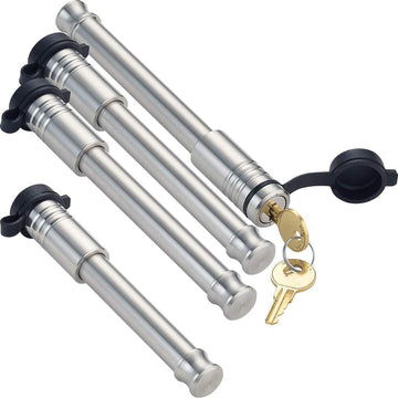 InfiniteRule Security 61775 | 4 Pack Mixed 2.5 - Keyed Alike, Hitch Locks (Fits: B&W Hitch - 2