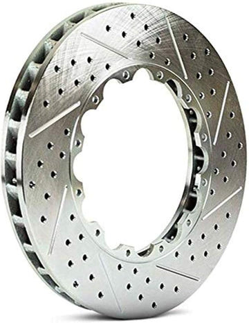 Baer Brakes 6920264-BKCZ 14" x 1.25" Replacement Rotor Ring (Thick Slot Drill W/Zinc passengers Side), 1 Pack