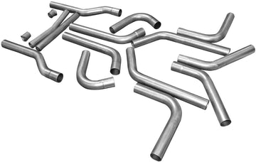 Flowmaster 15937 U-Fit Dual Exhaust Kit - 3.00 in. - universal 16-piece pipes only