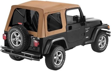 Bestop® 54709-37 Spice Supertop® Classic Replacement Soft Top with Tinted Windows- No Doors Included- 1997-2006 Jeep Wrangler (Except Unlimited)
