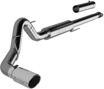 MBRP S5259AL 4" Cat Back, Single Exhaust System (Aluminized Steel)