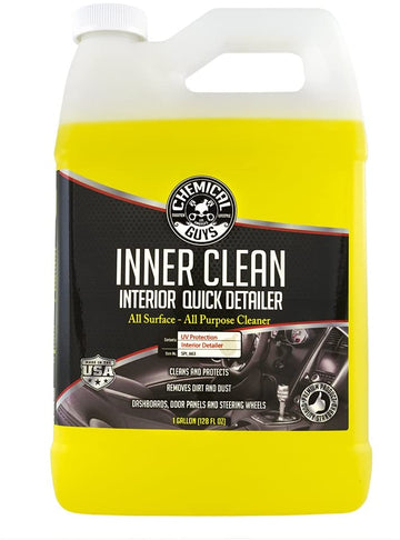 Chemical Guys SPI_663 Inner Clean Interior Quick Detailer & Protectant (1 Gal),Yellow 1 Gallon