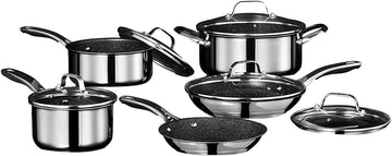 Starfrit "The Rock" Stainless Steel 10 Piece Set 034611-001-0000