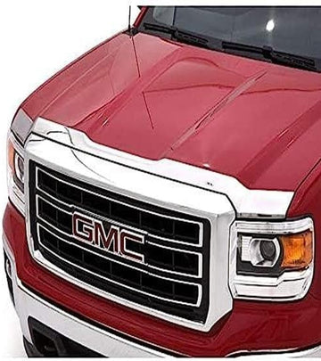 Auto Ventshade [AVS] Aeroskin Hood Protector | 2019-2023 GMC Sierra 1500, Low Profile/Flush - Chrome | 622167
