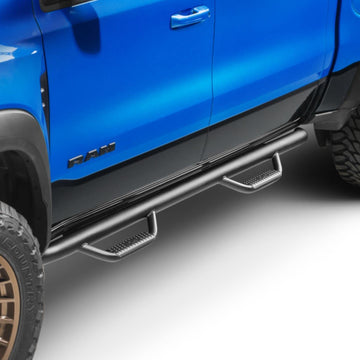 N-Fab Nerf Steps | Textured Black, Cab Length | D2080CC-TX | Fits 2019-2022 Dodge RAM 2500 / 3500 (New Body Style) Crew Cab All Beds, SRW / DRW Gas / Diesel