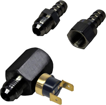 Derale 13021-6AN x -6AN In-Line Fluid Thermostat