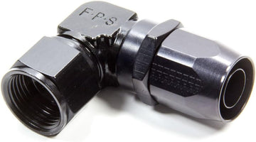 Fragola Performance Systems 109112-BL Black One Size # #12 X 90 Low Profile Forged Hose End