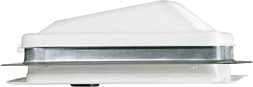 Ventline/Dex BV0554-01 Vent Cover 14" x 14" for Old Style Round Dome RV Roof Vents - White, Standard