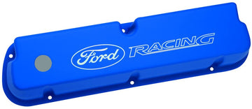 Ford Racing M-6582-LE302BL Blue Laser Etched Aluminum Valve Cover Set