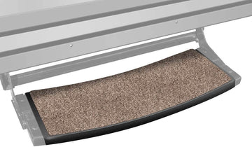 Prest-O-Fit 2-0371 Outrigger Radius Walnut Brown 22" RV Step Rug