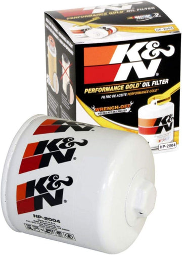 K&N HP-2004 Performance Wrench-Off Oil Filter, Heather Red