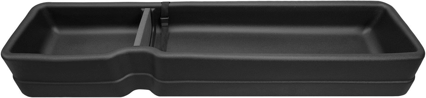 Husky Liners 09281 Black Under Seat Storage Box (Gearbox Storage System) Black Fits 2015-20 Ford F-150 SuperCrew, 2017-20 Ford F-250/F-350 Crew Cab - without factory storage box SuperCrew