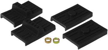 Prothane 7-1709-BL Black Rear Upper and Lower Multi Leaf Spring Pad Kit