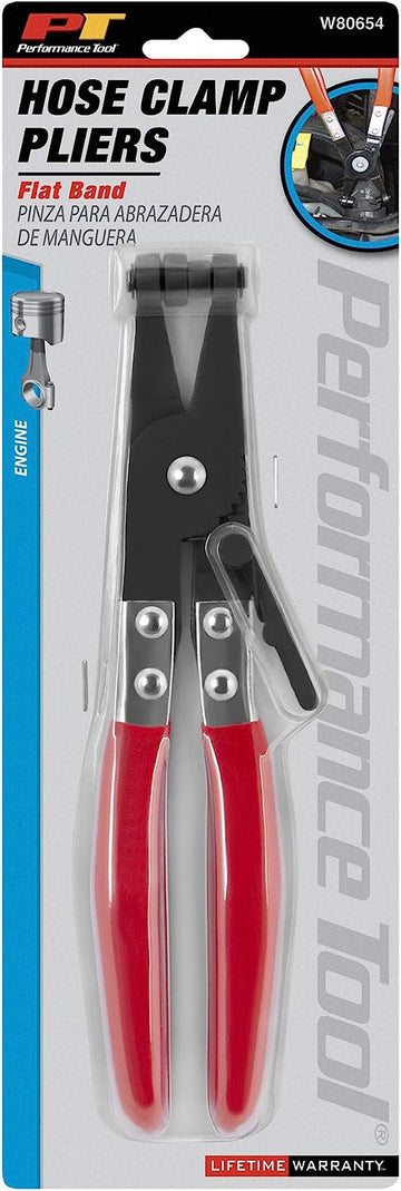 PERFORMANCE TOOL W80654 Wilmar Flat Band Hose Clamp Pliers Pliers-Hose Clamp