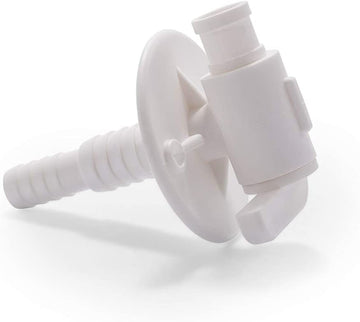Camco 22223 RV Drain Valve – 3/8” or ½” Dual Barb with Flange”