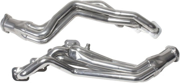 BBK Performance 15330 1-5/8" Long Tube Full Length High Flow Performance Exhaust Headers For Ford Mustang Cobra/Mach 1 4.6L-4V - Polished Silver Ceramic Finish