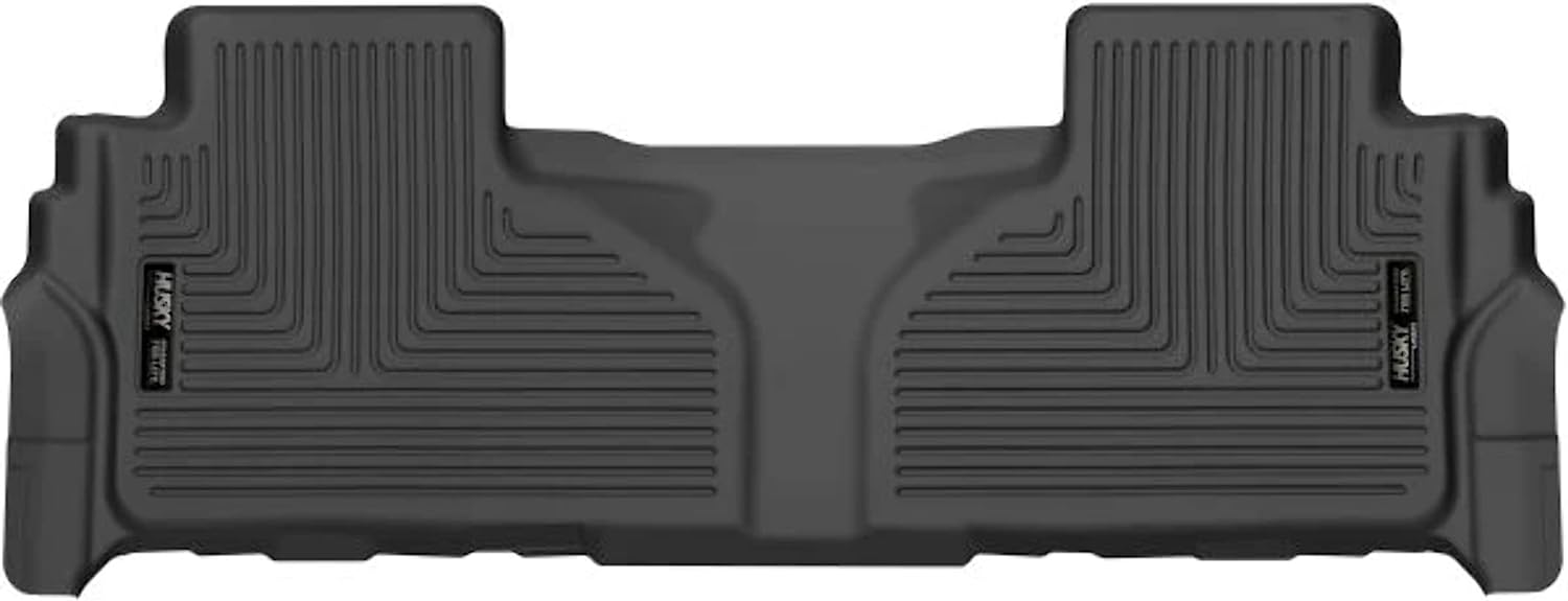 Husky Liners | X-ACT Contour Series | 2nd Seat Floor Liner, Black | 55871 | Fits 2021-2023 Chevrolet Suburban & Tahoe, 2021-2023 GMC Yukon (Includes XL)