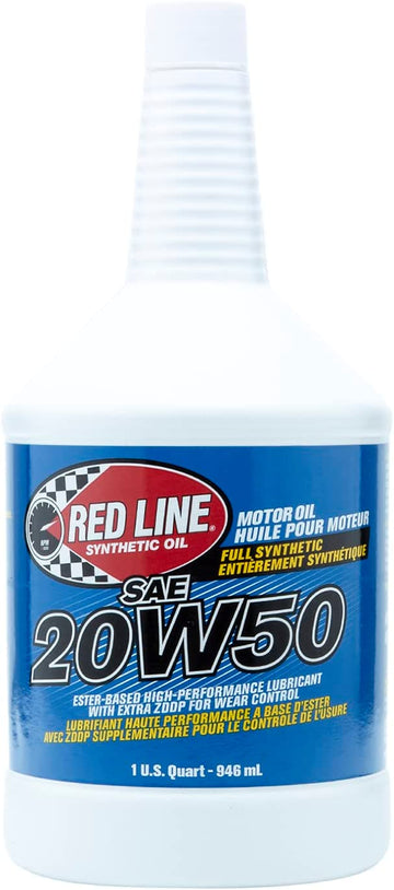 Red Line 12504 SAE 20W50 High Performance Motor Oil