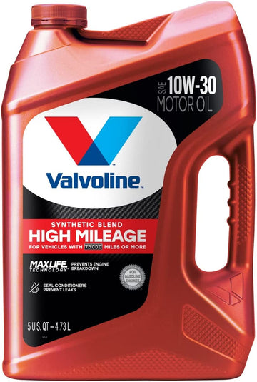 Valvoline 779462 MaxLife SAE 10W-30 High Mileage Motor Oil - 5 Quart