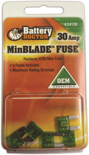 Wirthco Engineering 24107 ATM Mini-Fuse - 7.5A Brown, Pack of 5