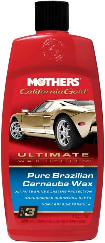 Mothers 05750 California Gold Pure Brazilian Carnauba Wax Liquid - 16 oz. (Ultimate Wax System, Step 3) 16 Ounce