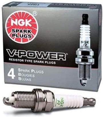 LFR6A11 V-Power NGK Spark Plug, 3672 Set of 4 Spark Plugs