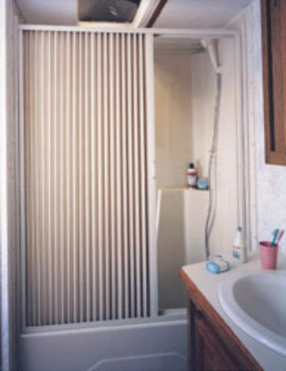 Irvine (3657SW) White 36" x 57" Shower Door 36 Inch x 57 Inch White