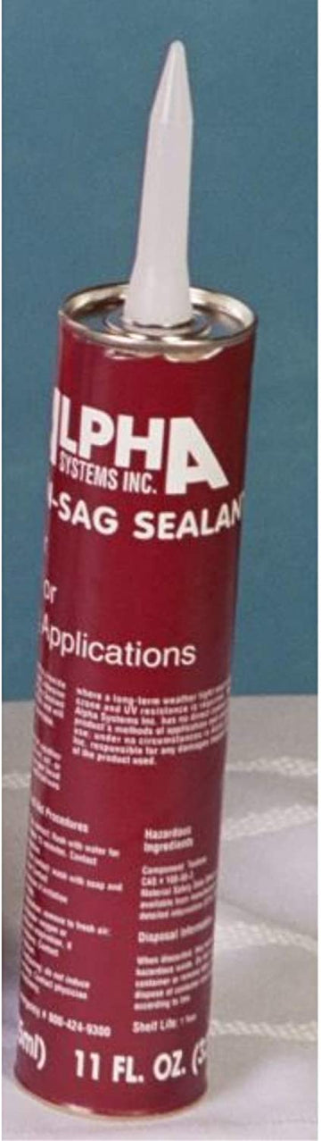 Alpha Industries - N101001TK Lap Roof Sealant, White