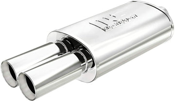 Magnaflow 14815 Street Series Polished Stainless Steel Oval Muffler with Tip