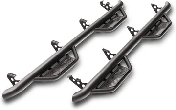N-FAB Podium LG (Cab Length) | Textured Black | HPG1583CC-TX | fits GMC - Chevy Canyon/Colorado Crew Cab All Beds 15-18 Premium Textured Black