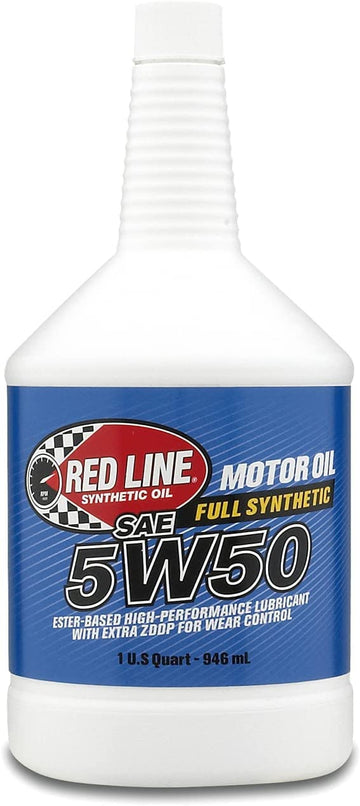 Red Line 11604 5W-50 Motor Oil - 1 Quart Bottle
