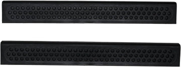 Auto Ventshade 88407 Black Door Sill Protector - 2 Piece