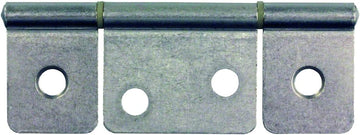 JR Products 70635 Satin Nickel Non-Mortise Flush Mount Hinge