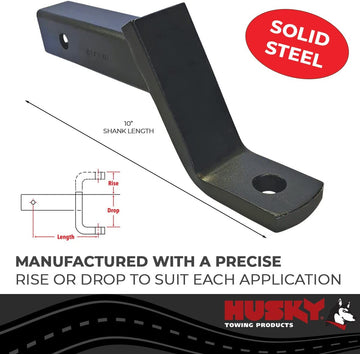 Husky 31358 10 X 3 X 4-1/4 Class III Ball Mount 10 X 3 X 4-1/4 - Inches