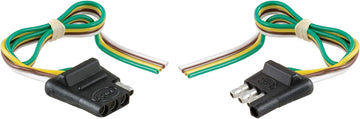 CURT (58304) 4-Way Flat Trailer End Connector