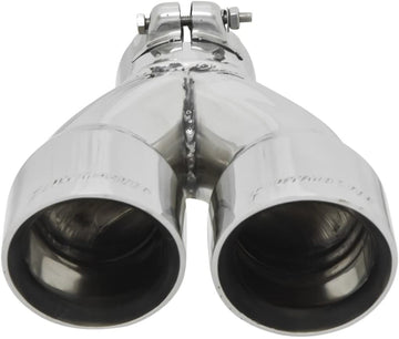 Flowmaster 15390 3.00" Polished Stainless Steel Dual Angle Cut Clamp-On Exhaust Tip for 2.50" Left Tubing